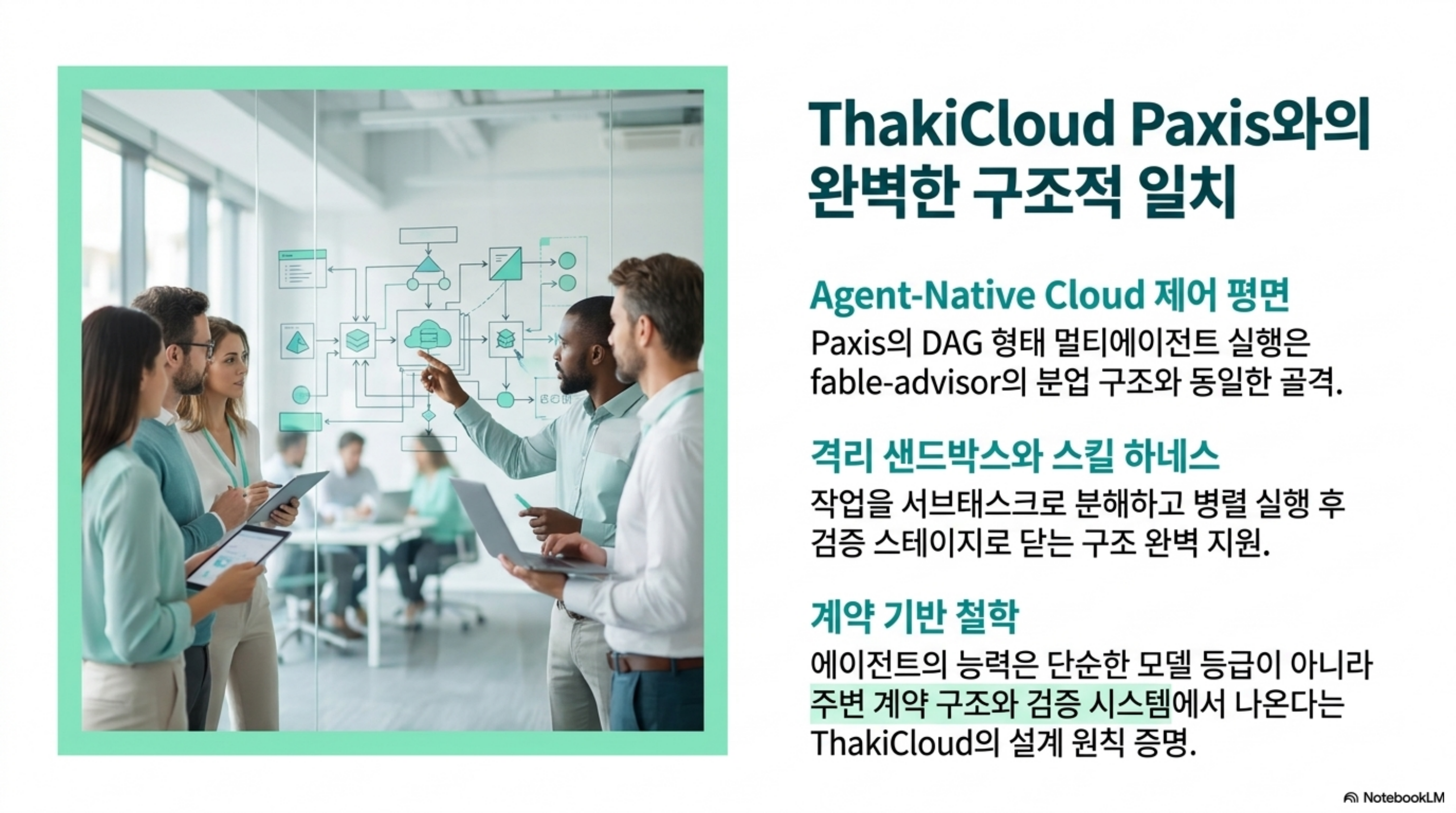 fable-advisor의 분업 구조가 Paxis의 DAG 멀티에이전트·격리 샌드박스·계약 기반 철학과 겹치는 지점