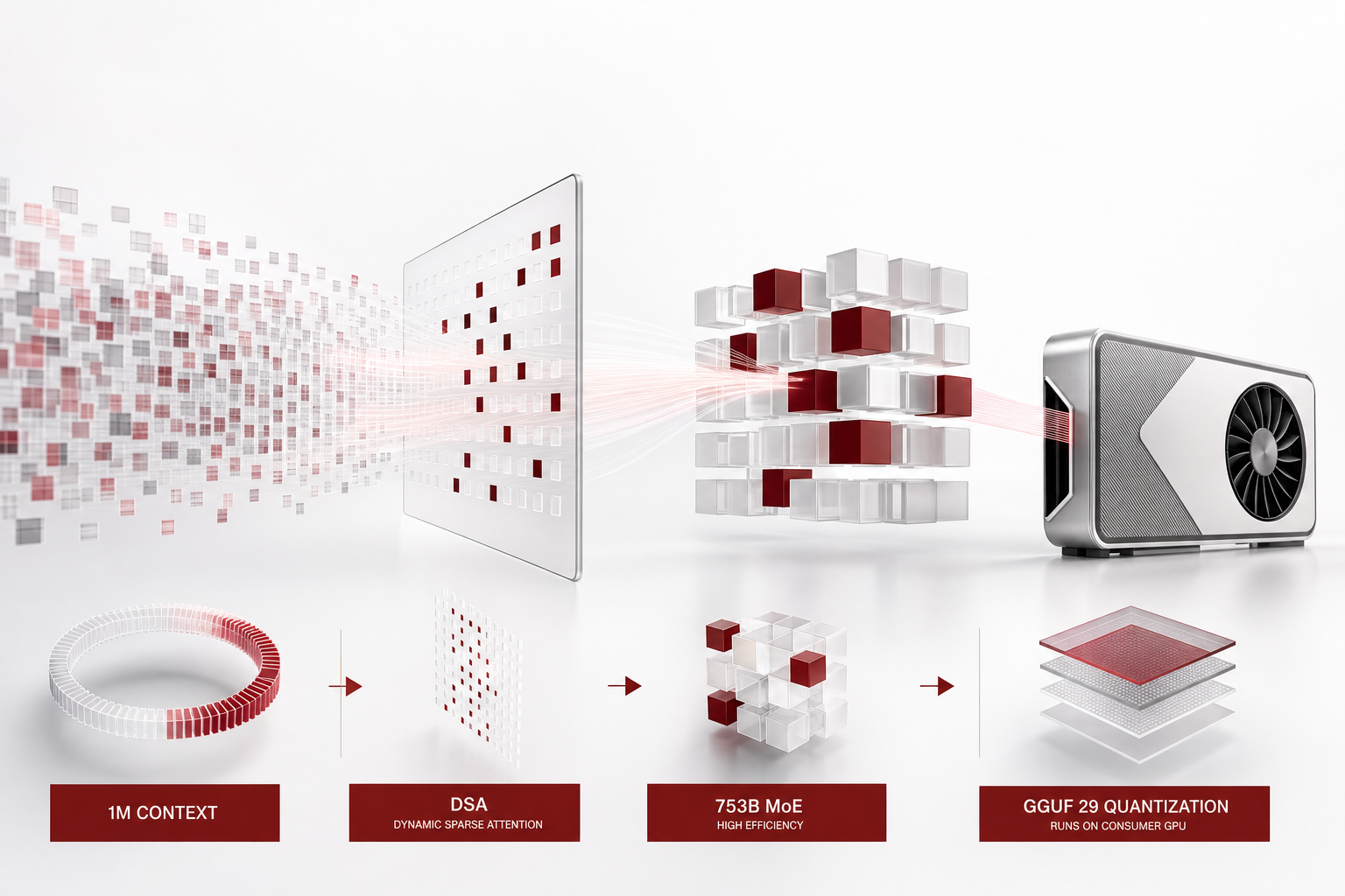 Illustration of the core idea of GLM-5.2: 753B MoE, 1M Context, MIT License Self-Hosting Guide