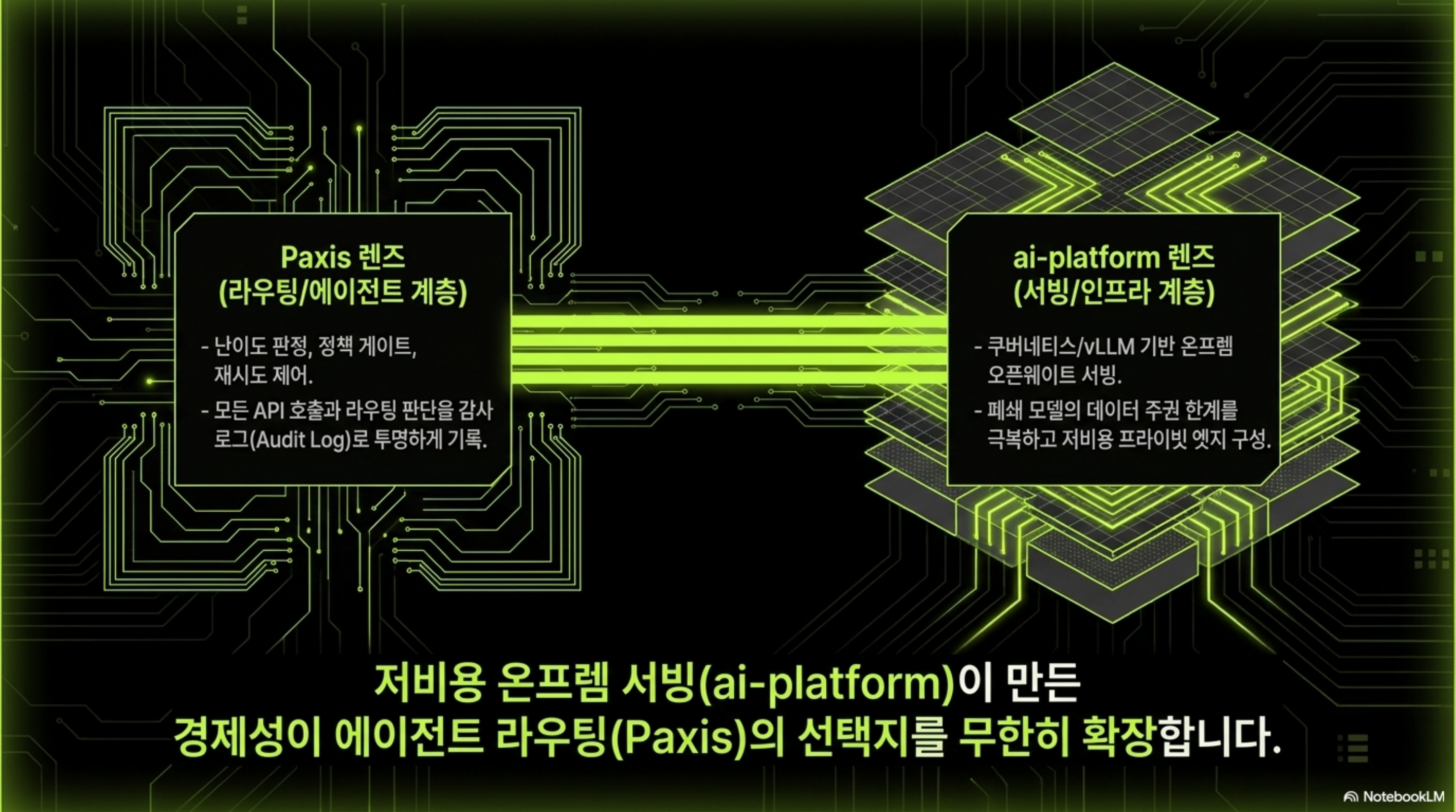 Paxis 라우팅 계층과 ai-platform 서빙 계층의 상호 보완