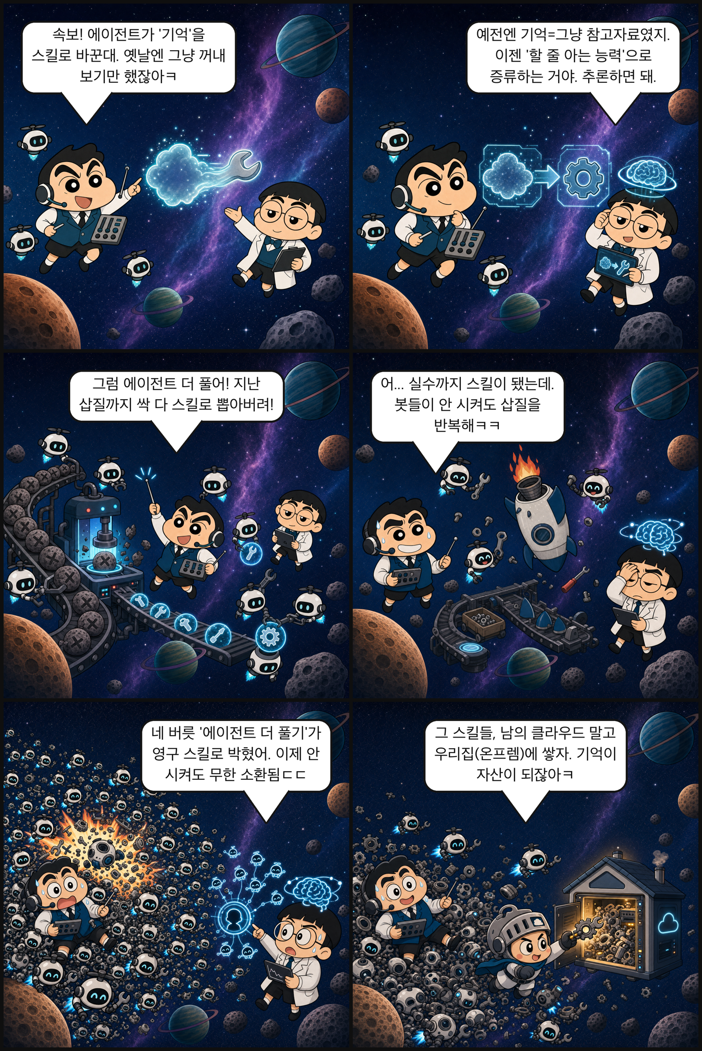 기억이 스킬 되니 삽질도 능력이 됐다