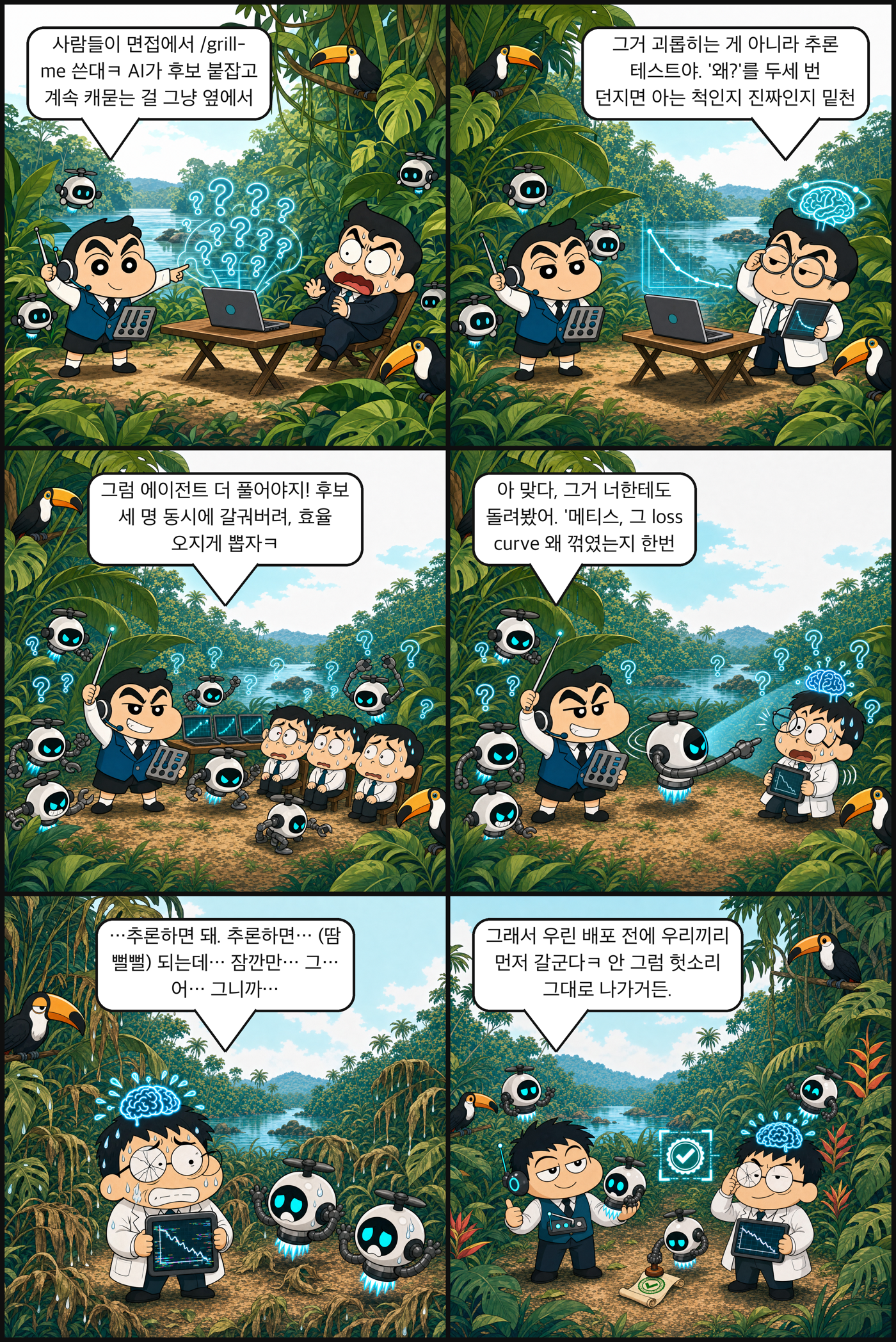 AI한테 취조당하는 면접