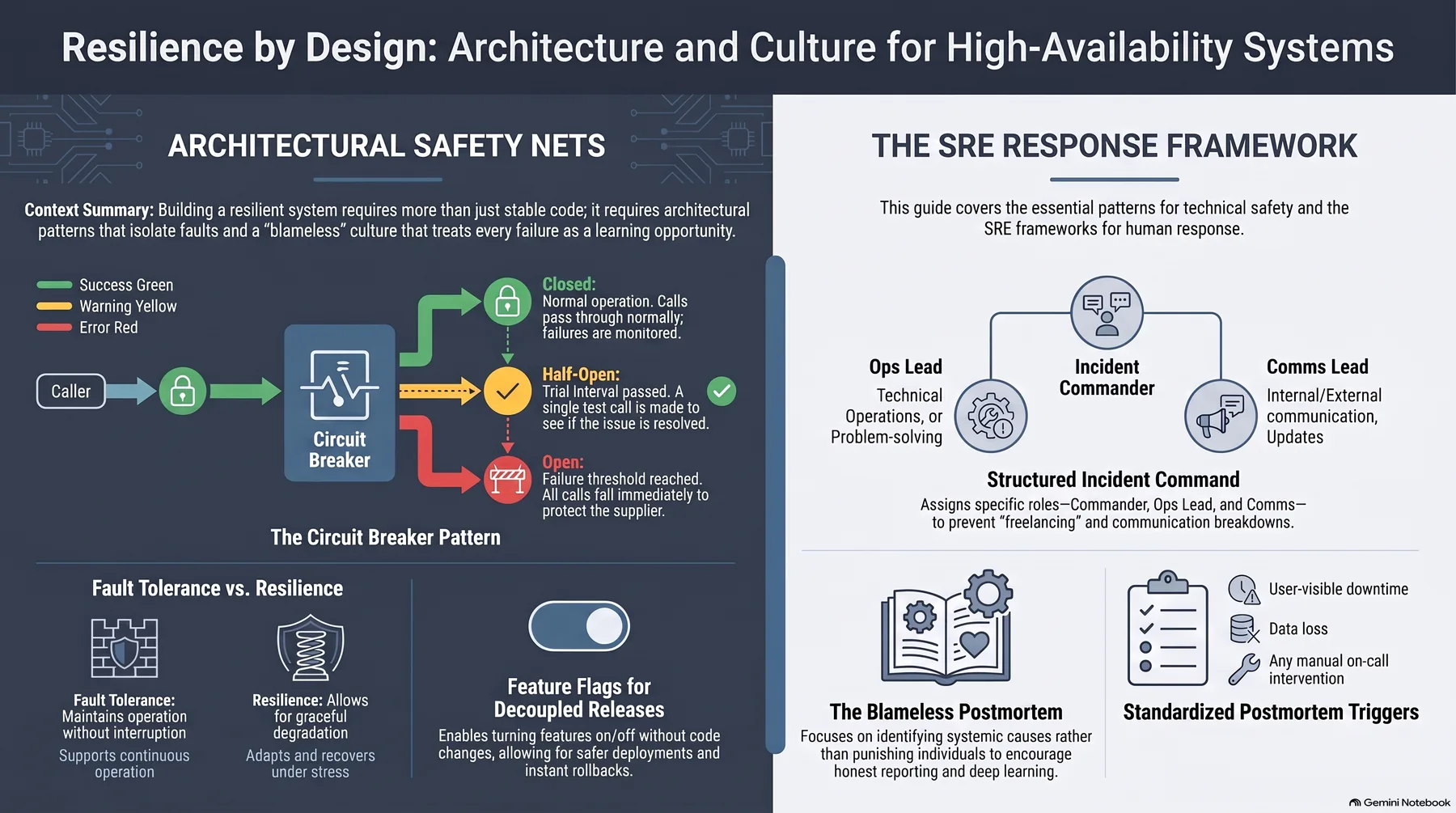 Key-concept summary infographic 1