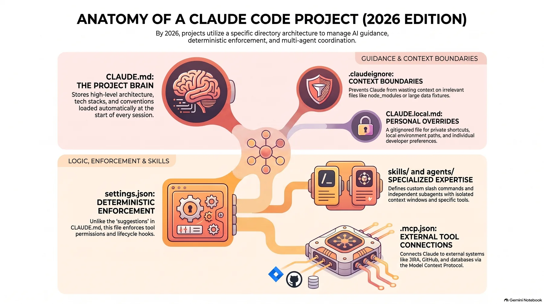 Key-concept summary infographic 1