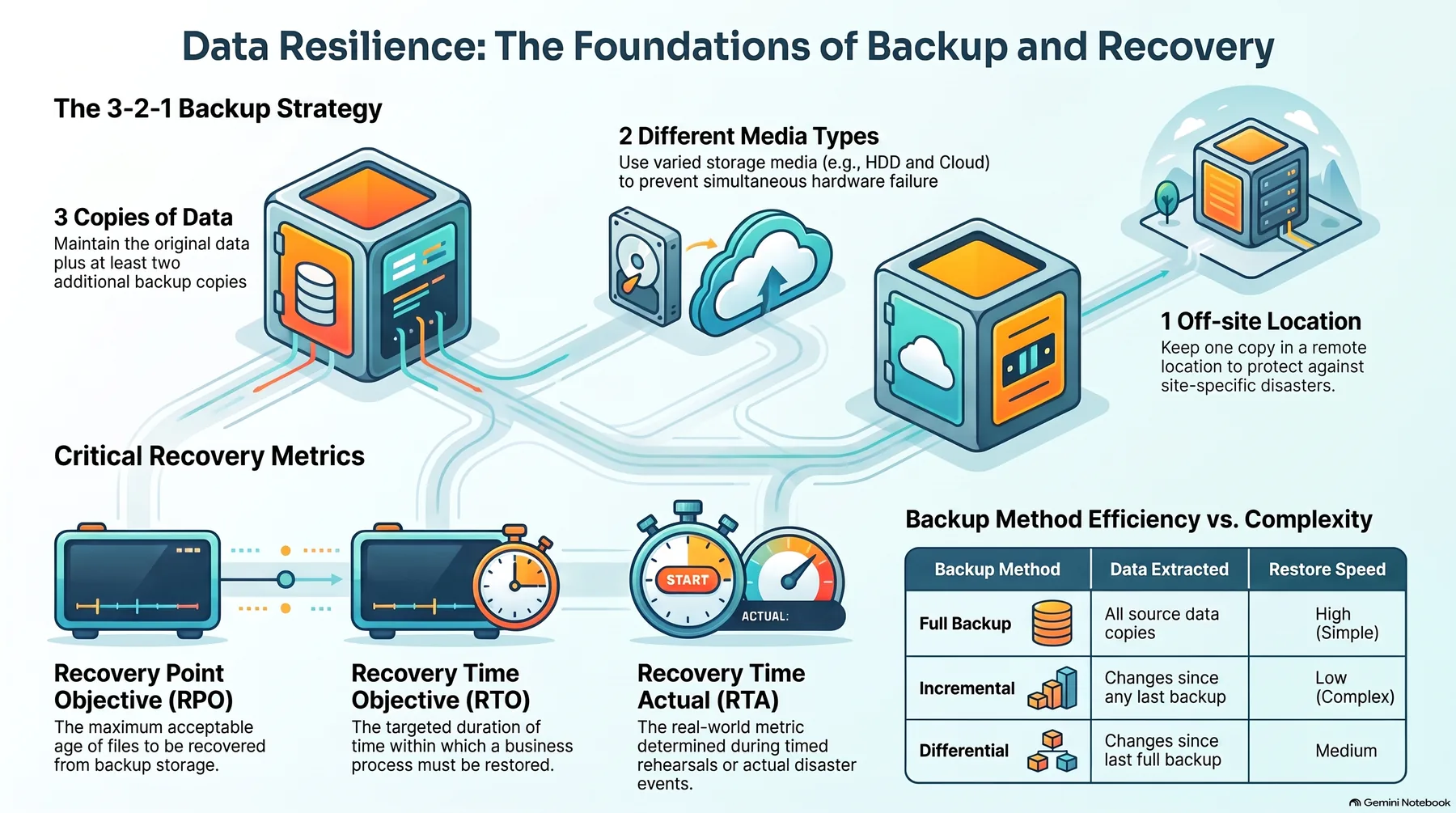 Key-concept summary infographic 1