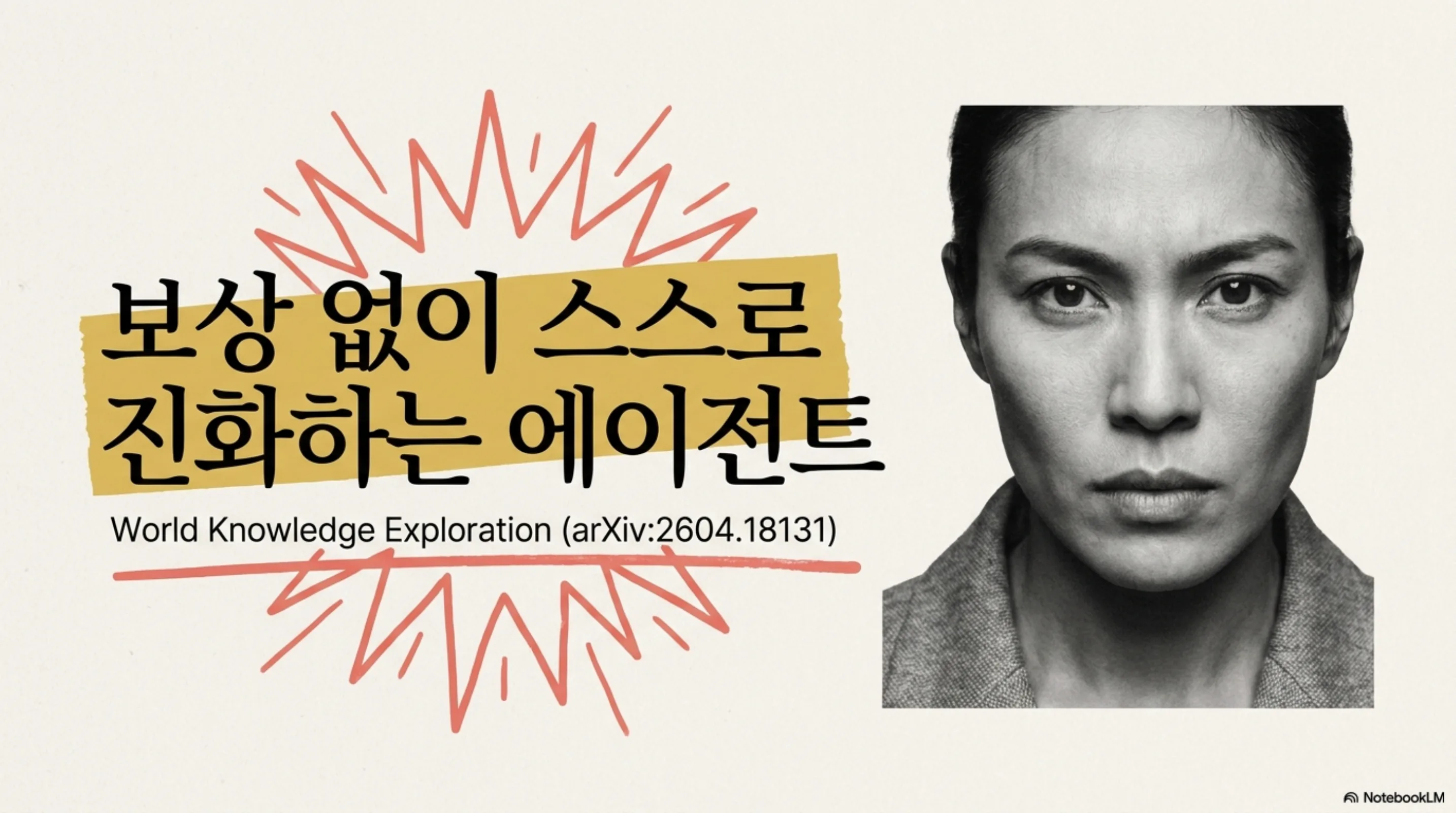 reward-free-agent-self-evolution 슬라이드 1
