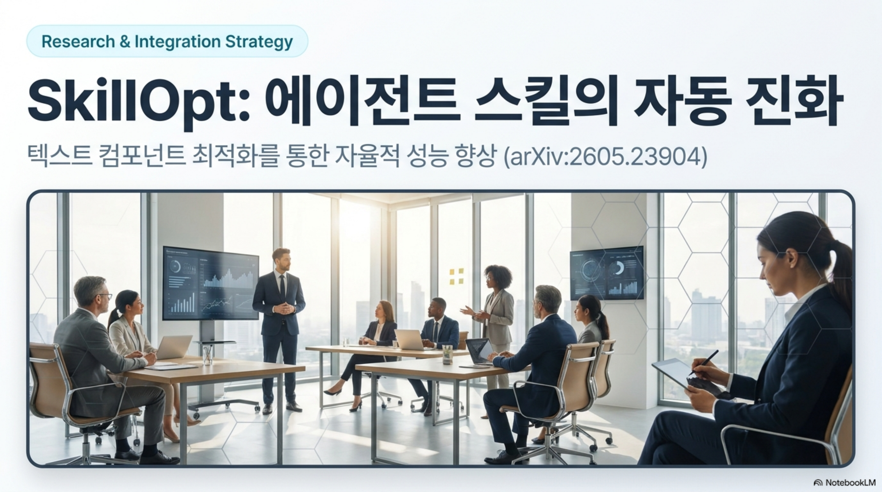 skillopt-agent-skill-self-optimization 슬라이드 1