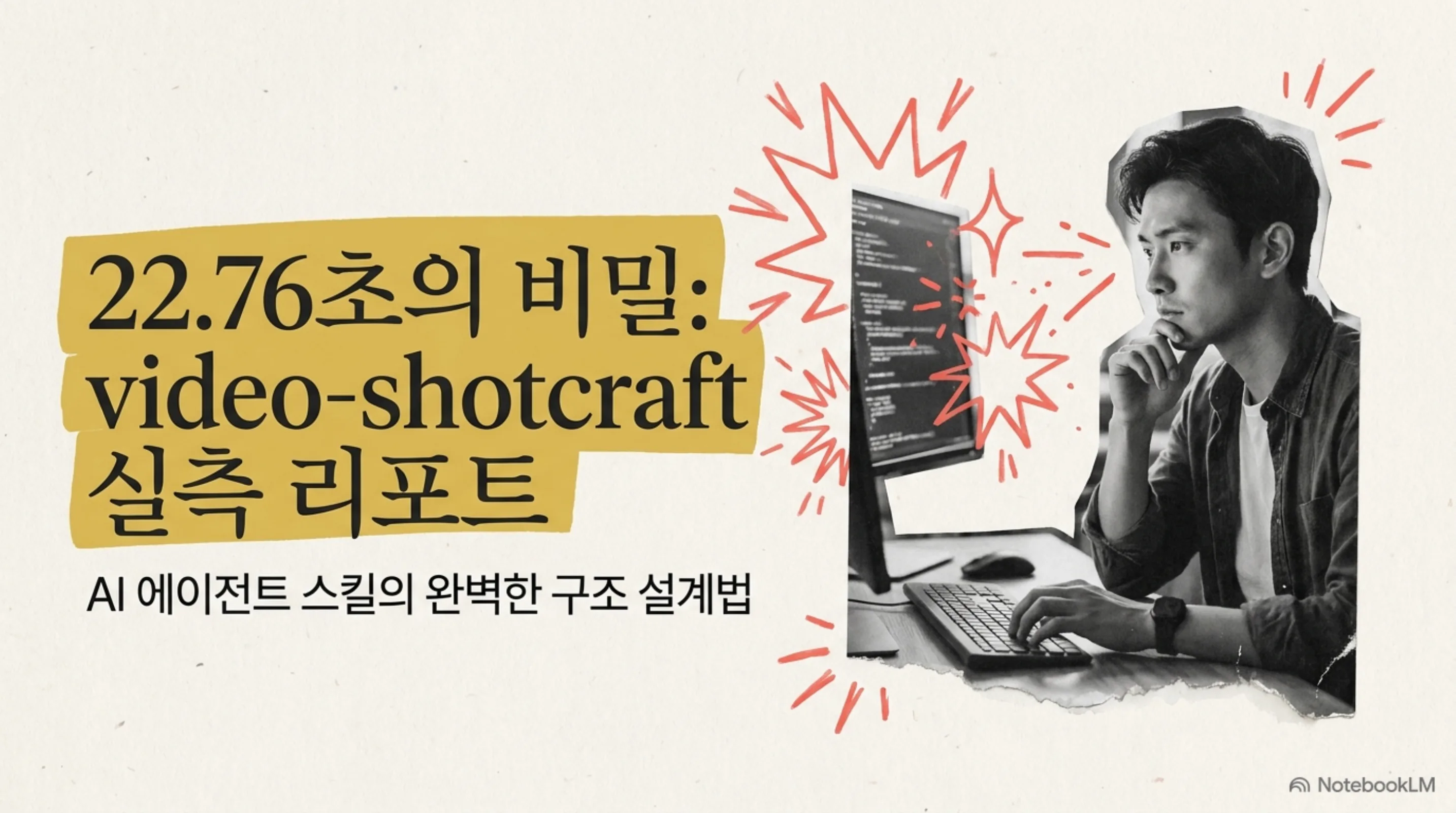video-shotcraft 실측 리포트 표지 슬라이드